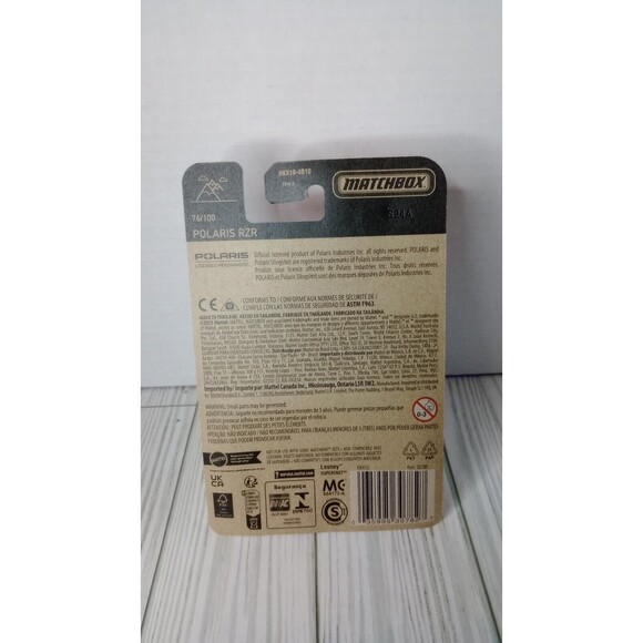 2023 MATCHBOX #76/100 POLARIS RZR BLACK New Near Mint - Picture 6 of 6